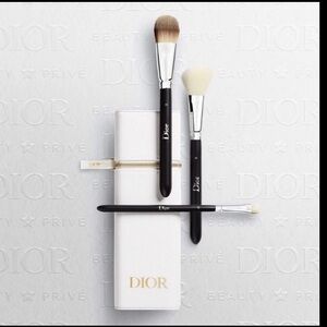 Dior Black and White Makeup Brush Trio